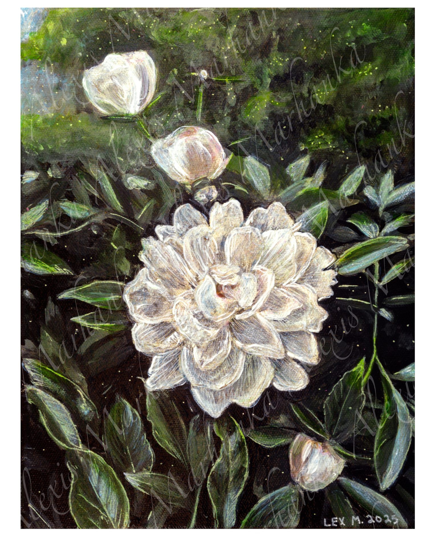 Flowers Acrylic Painting