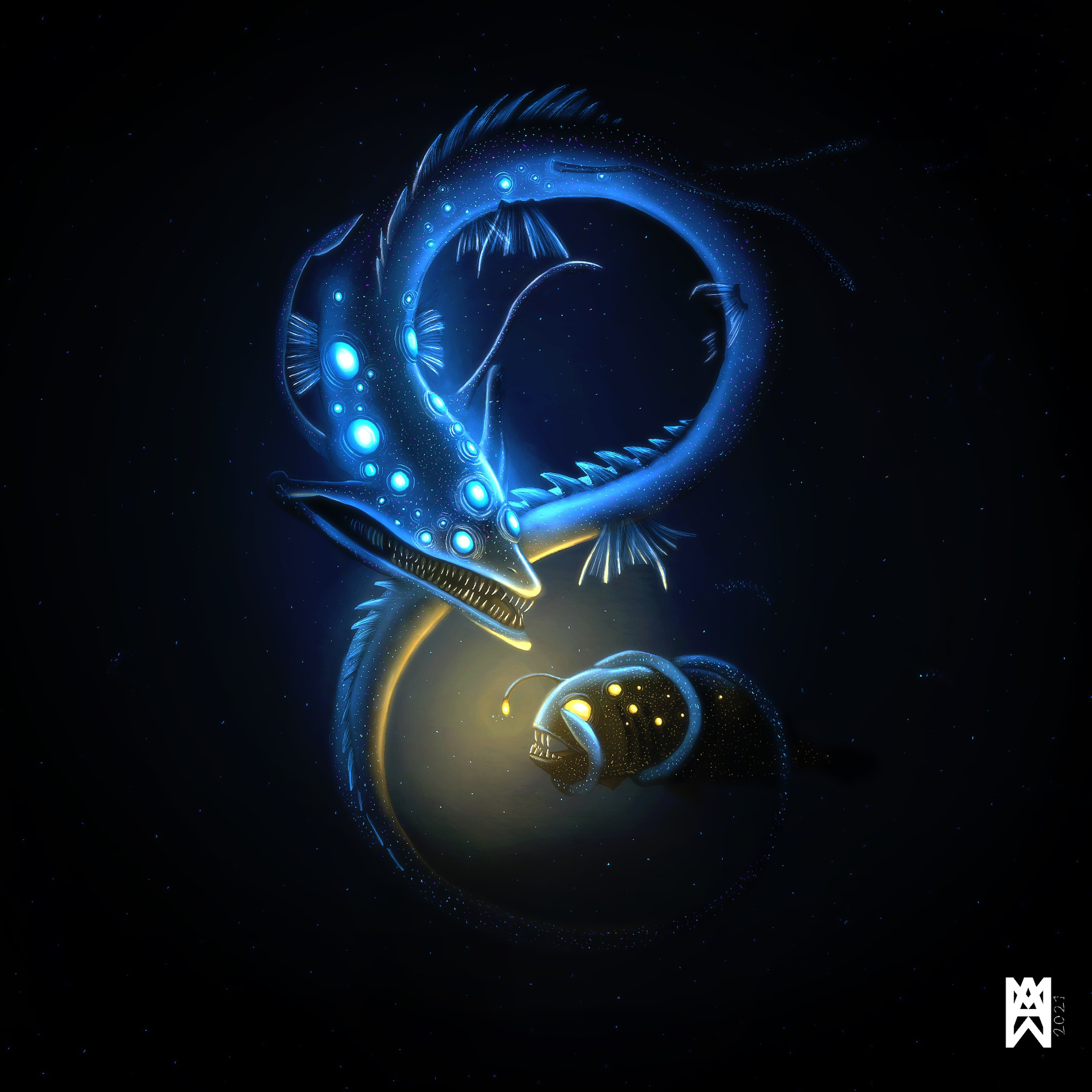 Gulper Eel and Anglerfish, 2021