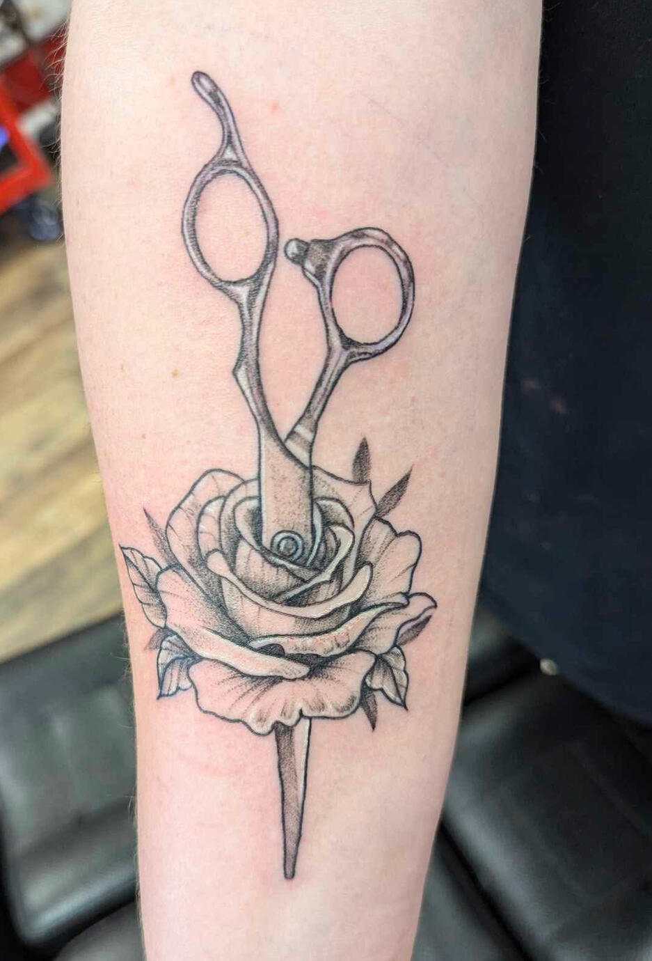 Shears and Rose