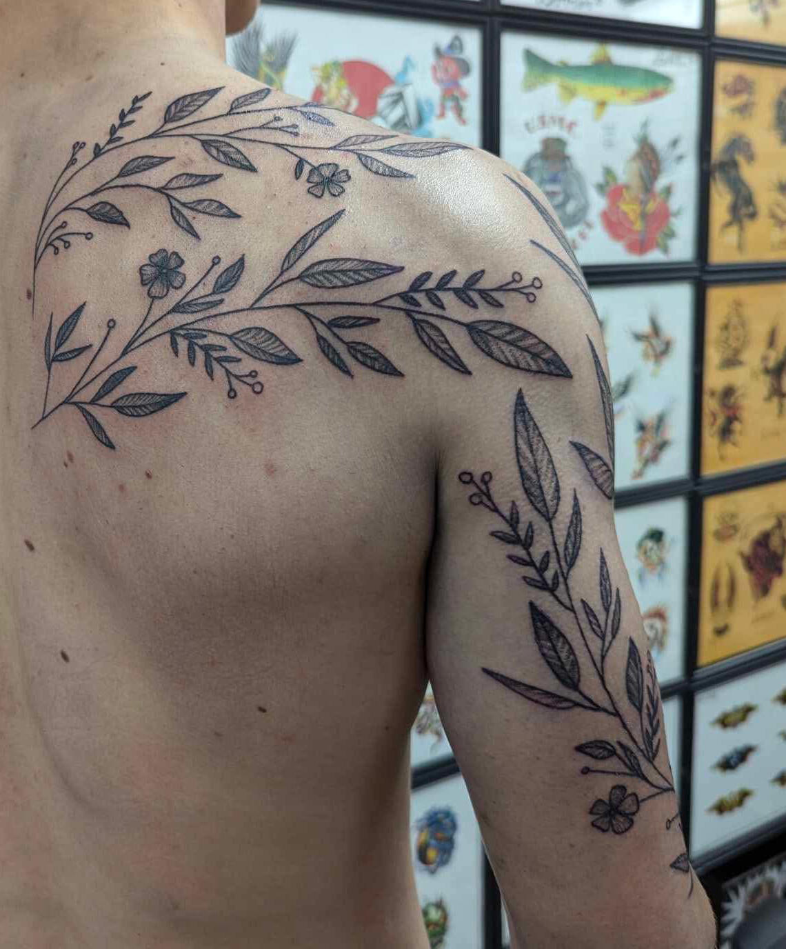 Flowers and vines II