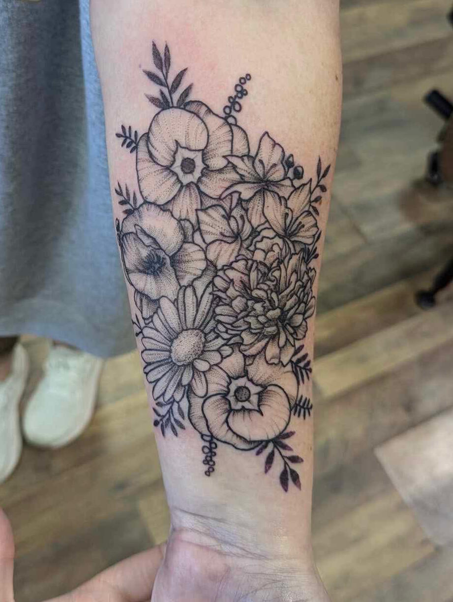 Floral Arm tattoo